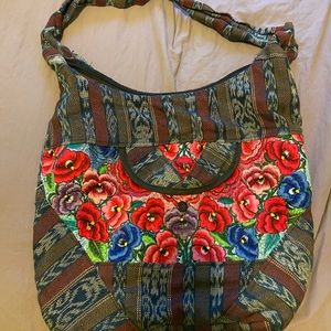 Cross body Purse With Floral print